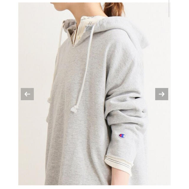 IENA(イエナ)のIENA CHAMPION*IENA 別注 SWEAT HOODED ワンピース レディースのワンピース(ロングワンピース/マキシワンピース)の商品写真