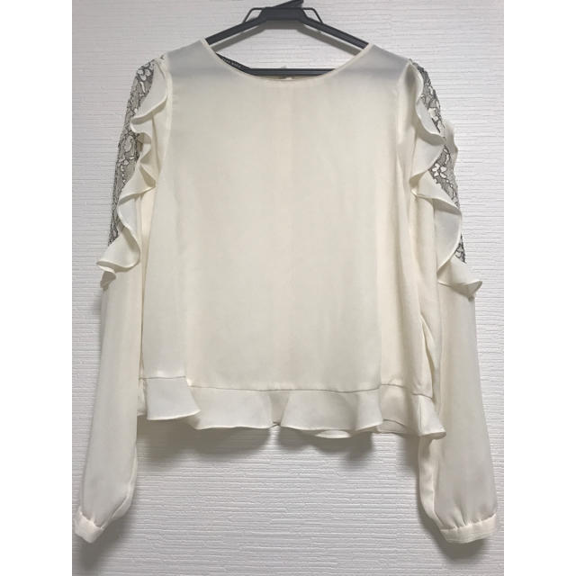 ZARA(ザラ)のレースシフォンブラウス/ZARA レディースのトップス(シャツ/ブラウス(長袖/七分))の商品写真