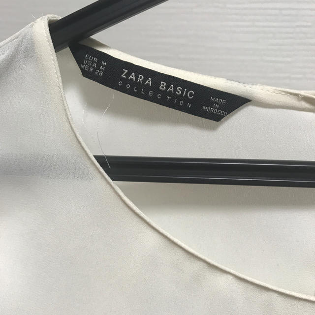 ZARA(ザラ)のレースシフォンブラウス/ZARA レディースのトップス(シャツ/ブラウス(長袖/七分))の商品写真