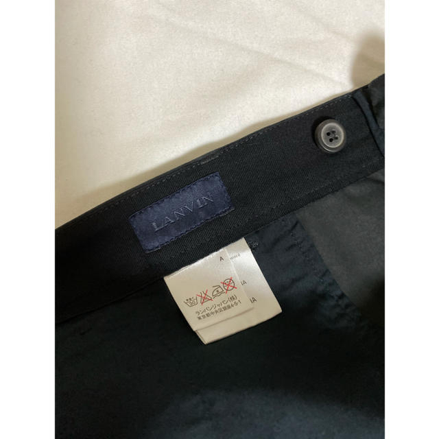 LANVIN - LANVIN 高密度コットン 裾ジップパンツの通販 by Baskerville