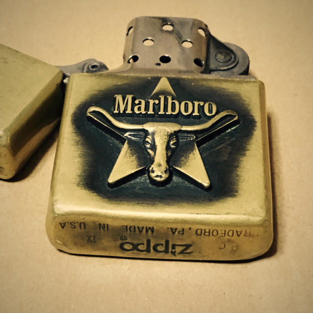 Zippo Marlboro ロングホーンスター-