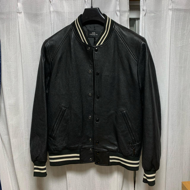 限定品定番】 COACH - coach スタジャン レザーの通販 by