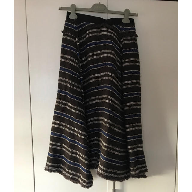 Drawer - drawer ボーダー ロングスカート サイズ36 定価91800円 Drawer - drawer ボーダー ロングスカート サイズ36 定価91800円