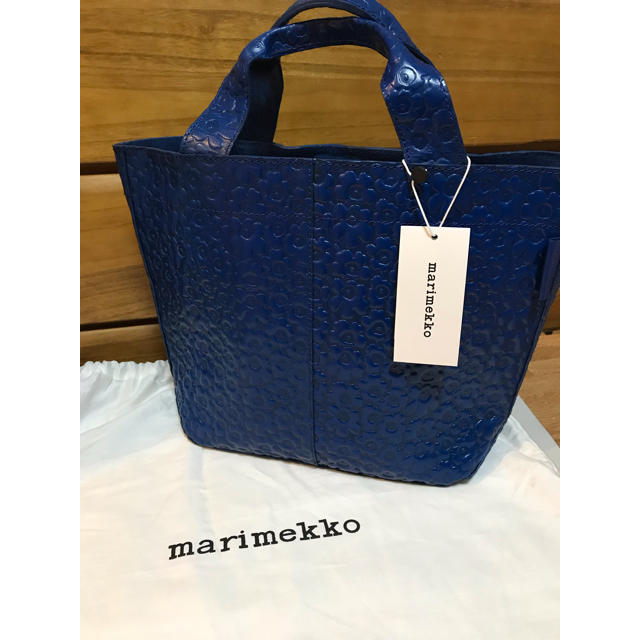 マリメッコmarimekko／VENJA TOTE BAG  レザーバッグ