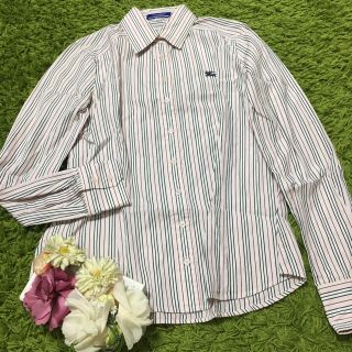 バーバリーブルーレーベル(BURBERRY BLUE LABEL)のburberryバーバリーブルーレーベル❤︎レディシャツ(カットソー(長袖/七分))