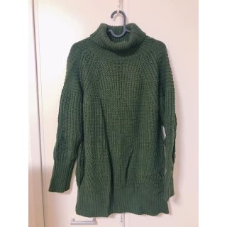 ダブルクローゼット(w closet)の【送料込】ニットワンピ(ひざ丈ワンピース)