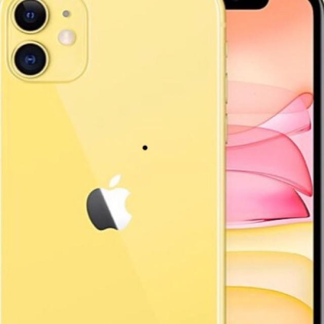 Apple公式 iPhone11 64GB simフリー yellow 新品スマートフォン/携帯電話