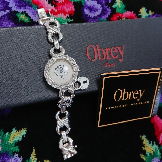 経典 【専用】入手困難 Obrey レディース腕時計 純銀製 オブレイ 腕時計