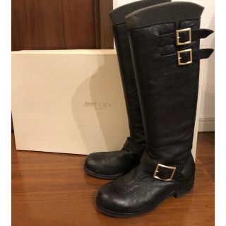 ジミーチュウ(JIMMY CHOO)のJIMMY CHOO ジミーチュウ エンジニアブーツ(ブーツ)