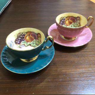 エインズレイ(Aynsley China)のエインズレイ（Aynsley） オーバンティーカップ2個セット(グラス/カップ)