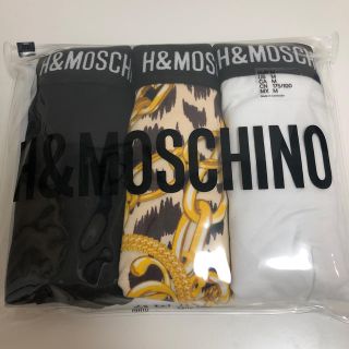 モスキーノ(MOSCHINO)のH&M コラボ MOSCHINO  モスキーノ ボクサーパンツ 3枚セット(ボクサーパンツ)