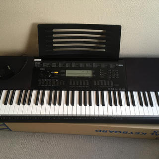 カシオ(CASIO)のcurCASIO 電子キーボード WK245 76鍵盤(電子ピアノ)