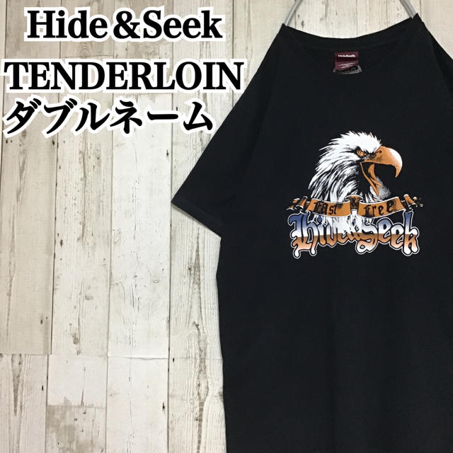 【ハイド＆シーク】【テンダーロイン】【コラボ】【バックプリントあり】【Tシャツ】