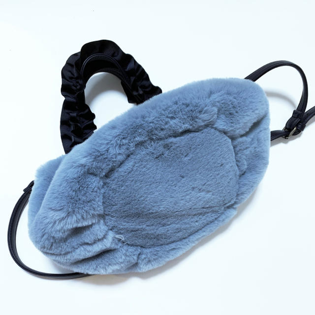 ANNA SUI mini(アナスイミニ)のANNA SUI mini ネコ耳 ファー ショルダー付き トートバッグ キッズ/ベビー/マタニティのこども用バッグ(トートバッグ)の商品写真