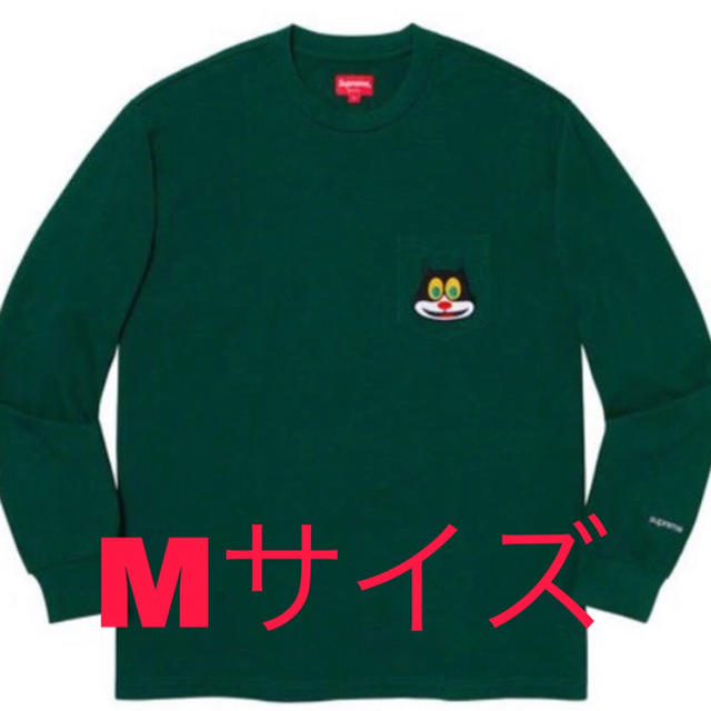 supreme cat l/s tee pocket | tradexautomotive.com