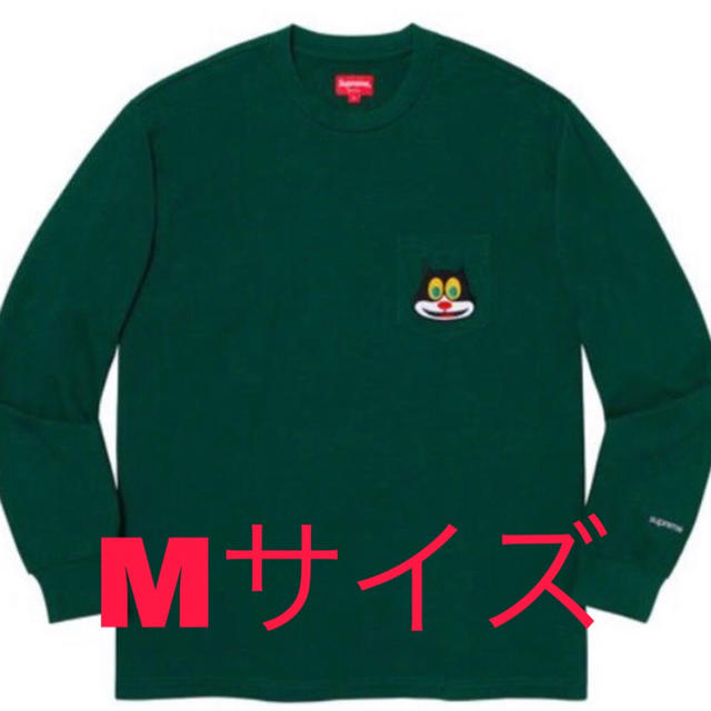 supreme cat l/s tee pocket ファッションの通販 www.gold-and-wood.com