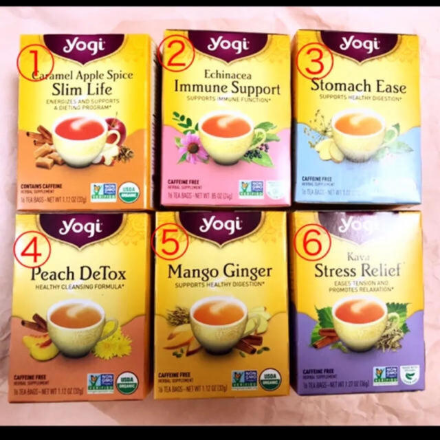 yogi tea ヨギティー  6種12包 食品/飲料/酒の飲料(茶)の商品写真