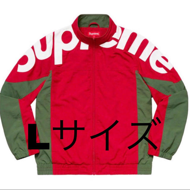 Lカラーsupreme shoulder logo track jacket