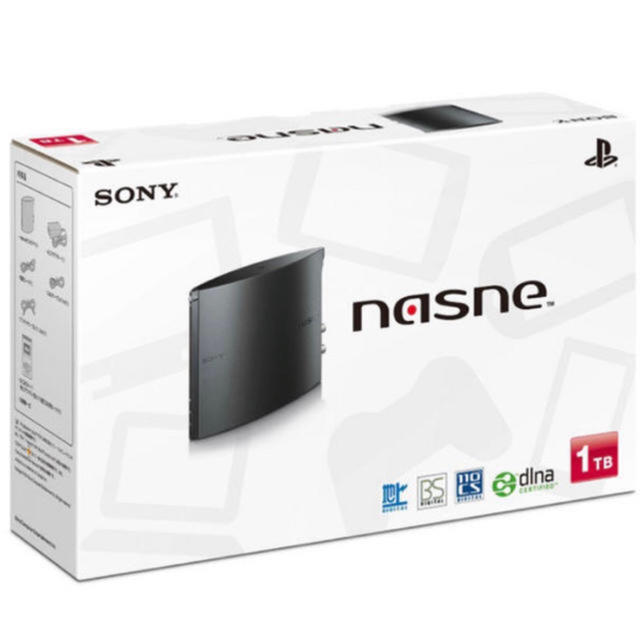 SONY(ソニー)のnasne(ナスネ) CUHJ-15004 [1TB] [ブラック] スマホ/家電/カメラのテレビ/映像機器(その他)の商品写真