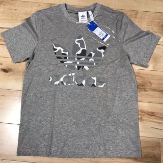 アディダス(adidas)のadidas アディダス Tシャツ グレー  カモフラ M DH4766(Tシャツ/カットソー(半袖/袖なし))