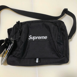 シュプリーム(Supreme)のsupreme  shoulder bag 黒 19ss(ショルダーバッグ)