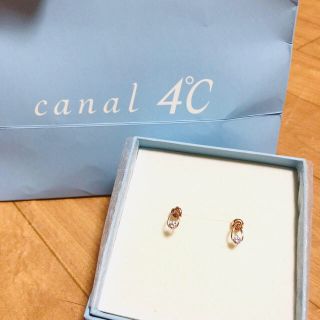 カナルヨンドシー(canal４℃)の【Tさま】K10 ピンクゴールド ピアス(ピアス)