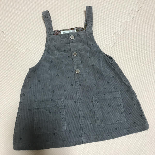 ZARA KIDS(ザラキッズ)のzara baby ジャンパースカート コーデュロイ キッズ/ベビー/マタニティのベビー服(~85cm)(スカート)の商品写真