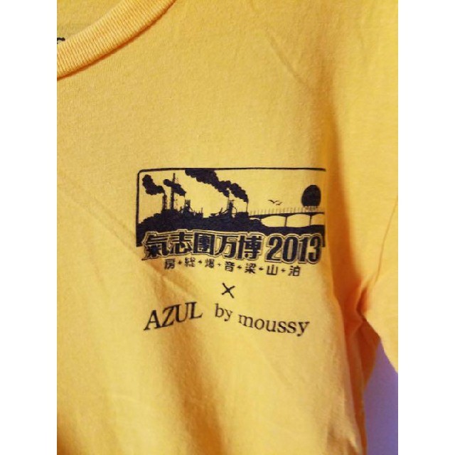 AZUL by moussy(アズールバイマウジー)の氣志團万博2013 ライブイベント STAFF Tシャツ メンズのトップス(Tシャツ/カットソー(半袖/袖なし))の商品写真