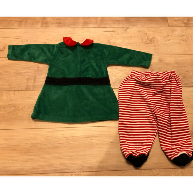 ZARA HOME(ザラホーム)のザラホーム ZARA クリスマス エルフ コスチューム ベビー キッズ/ベビー/マタニティのベビー服(~85cm)(ロンパース)の商品写真