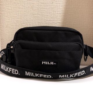 ミルクフェド(MILKFED.)のミルクフェド ロゴテープ ショルダーバッグ(ショルダーバッグ)