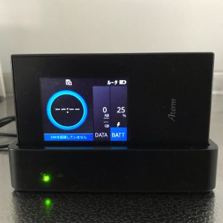 エヌイーシー(NEC)のSIMロックフリー LTE モバイルルーター Aterm MR04LN(その他)