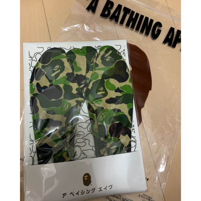 A BATHING APE(アベイシングエイプ)の激レアLサイズ新品！ BAPE ABC CAMO JAPANESE SOCKS メンズの靴/シューズ(その他)の商品写真