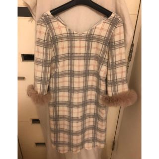 ウィルセレクション(WILLSELECTION)のウィルセレクション♡袖ファー付ワンピース♡(ひざ丈ワンピース)