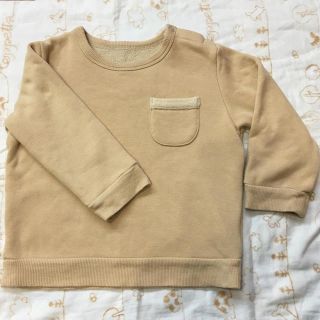 ユニクロ(UNIQLO)のユニクロ ボアスウェットシャツ90㎝(Tシャツ/カットソー)