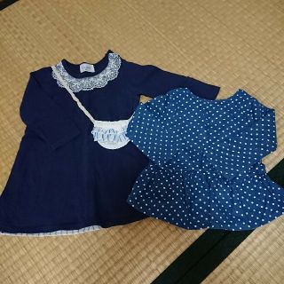 ベビーギャップ(babyGAP)のトップス ワンピースセット80(シャツ/カットソー)