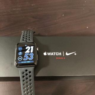 アップル(Apple)の【MNK様専用】Apple Watch 3 ナイキ【送料無料】(腕時計(デジタル))