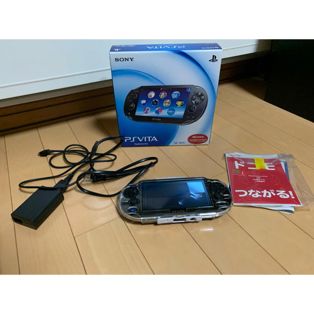 PS_VitaレアPSVita AA01 ブラック 3G/Wi-Fi 有機ELパネル