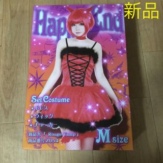 コスプレ ドレス ウィッグ、チョーカー 3点セット(衣装一式)