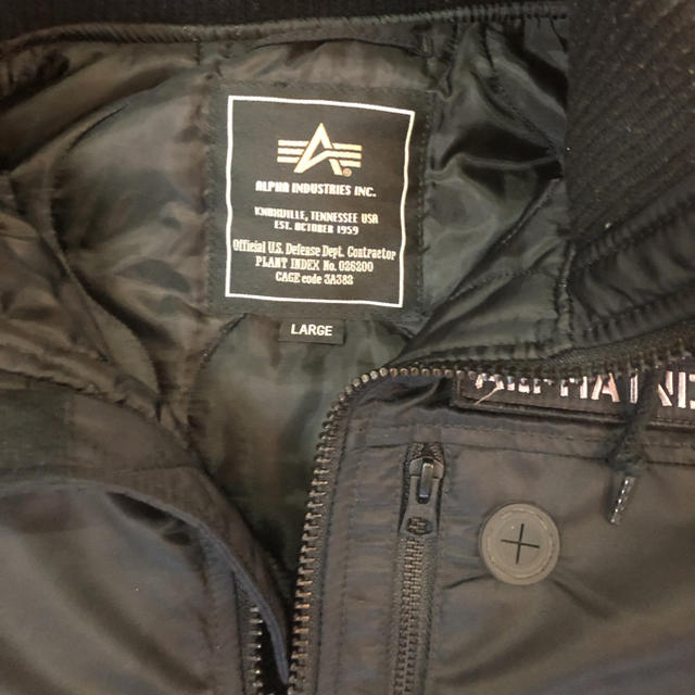 ALPHA INDUSTRIES(アルファインダストリーズ)のアルファーナイロンフードブルゾン メンズのジャケット/アウター(ナイロンジャケット)の商品写真