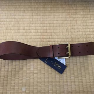 ポロラルフローレン(POLO RALPH LAUREN)のポロラルフローレン 太ベルト ブラウン 新品 レディース(ベルト)