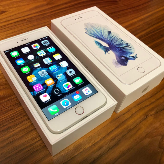 USED美品 iPhone 6s Plus シルバー 64GB docomo スマホ/家電/カメラ