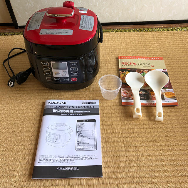 KOIZUMI(コイズミ)のコイズミ 圧力鍋 スマホ/家電/カメラの調理家電(調理機器)の商品写真