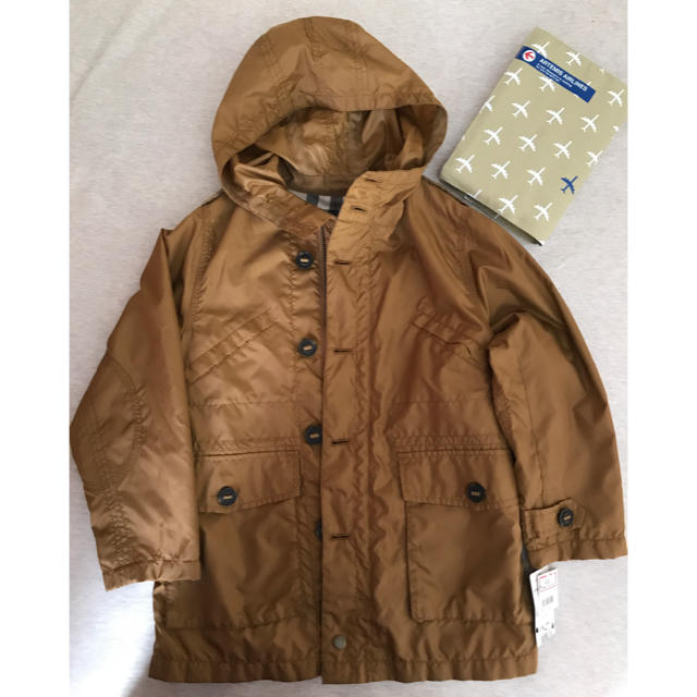 BURBERRY(バーバリー)のバーバリーBurberry マウンテンパーカーブラウン120cm 未使用タグ付き キッズ/ベビー/マタニティのキッズ服女の子用(90cm~)(ジャケット/上着)の商品写真