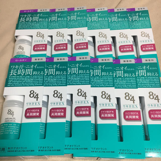 花王 - 【12箱】8×4 エイトフォー ワキ汗EX ロールオンタイプ 無香料 ...