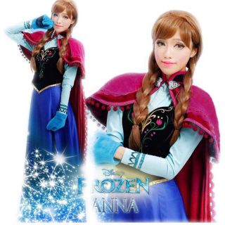 アナトユキノジョオウ(アナと雪の女王)のアナ コスプレ 仮装(衣装)