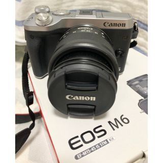 キヤノン(Canon)の収益寄付❣️カメラCanon EOS M6キットEF-M15-45(デジタル一眼)