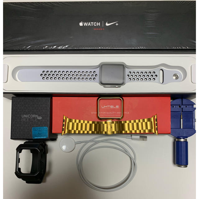 ペア Apple Watch series3 ナイキ セルラー 42mm
