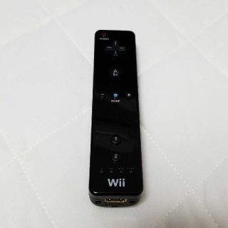 ウィー(Wii)の純正 Wii Wiiリモコン ブラック(家庭用ゲーム機本体)