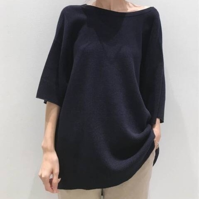 L'Appartement DEUXIEME CLASSE(アパルトモンドゥーズィエムクラス)のL'Apparteme　AMERICANA S/S Thermal プルオーバー レディースのトップス(カットソー(半袖/袖なし))の商品写真