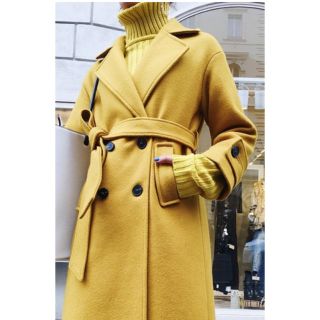 ザラ ロングコート(レディース)（イエロー/黄色系）の通販 50点 | ZARA ...